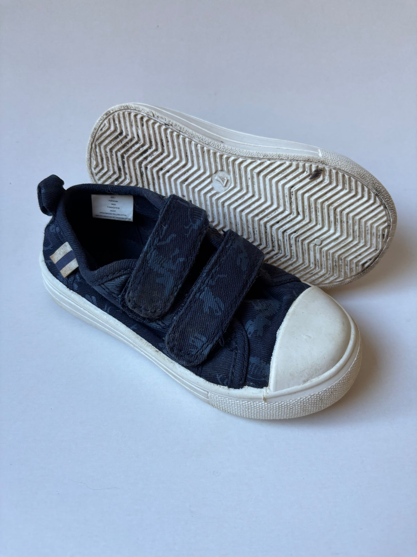 Blue Dinosaur Skeleton Shoes