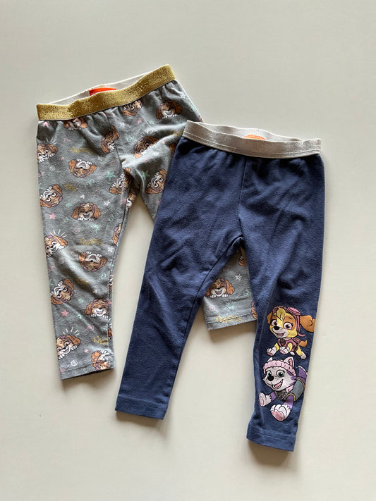 2 Pairs Paw Patrol Leggings