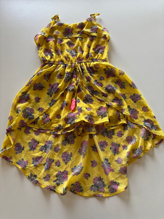 Yellow Floral Shorts Romper