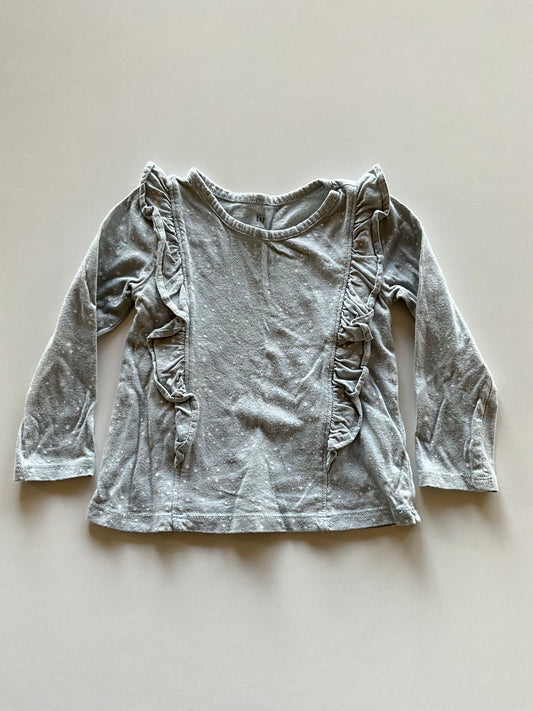 Light Blue Ruffle Star Shirt