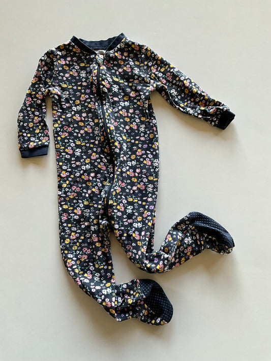 Black Floral Sleeper
