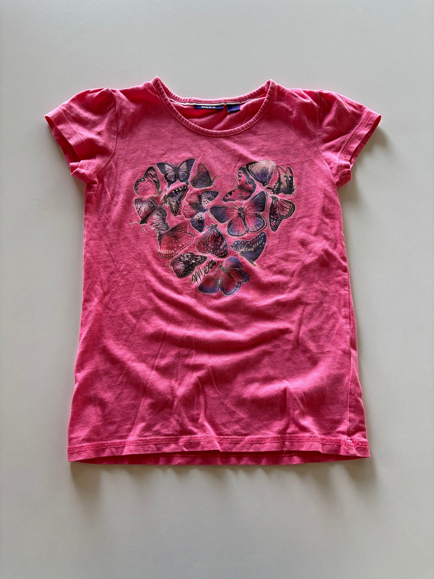 Pink Butterfly Heart Tee