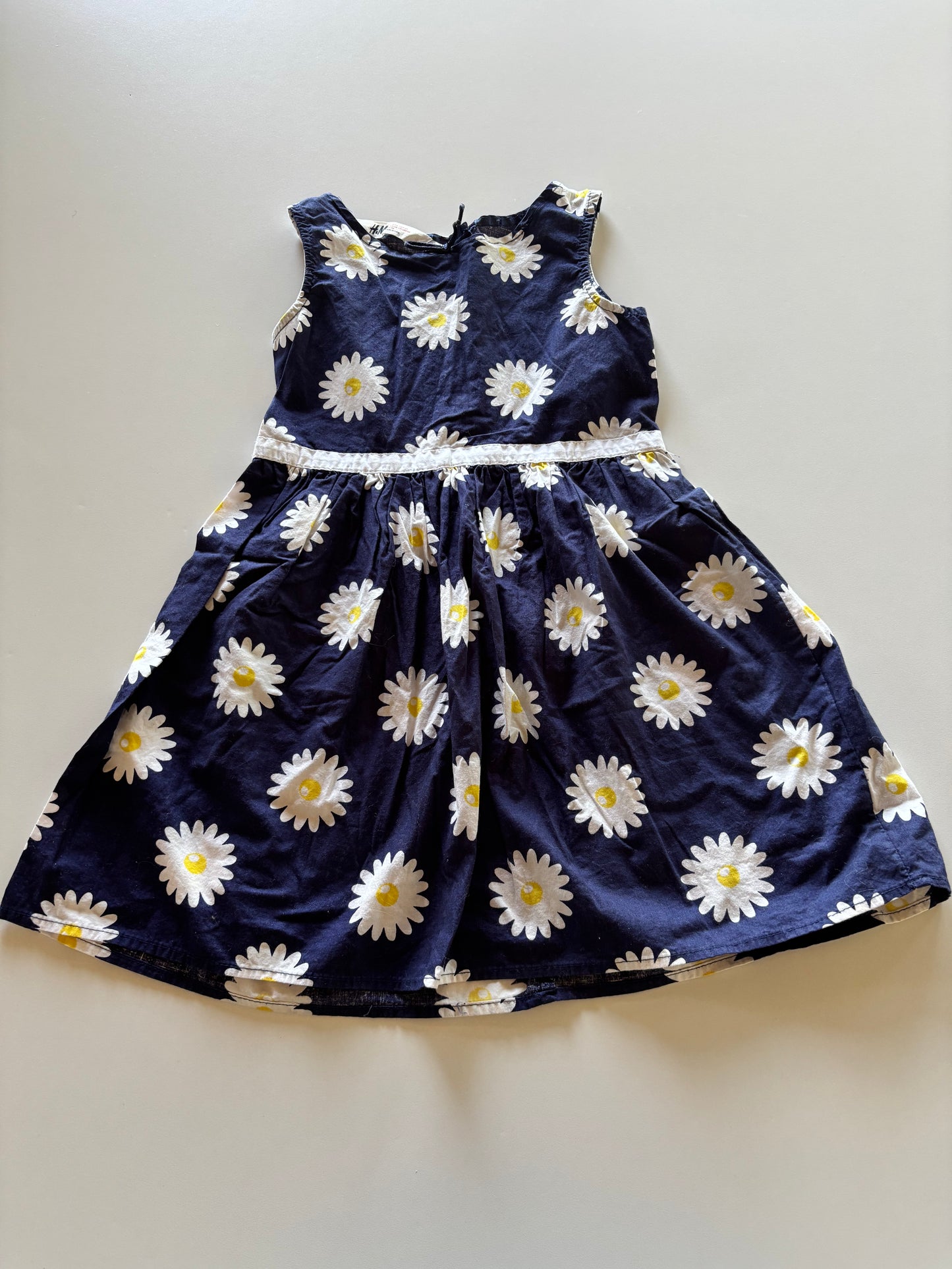 Navy Daisy Dress