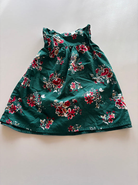 Green Floral Dress