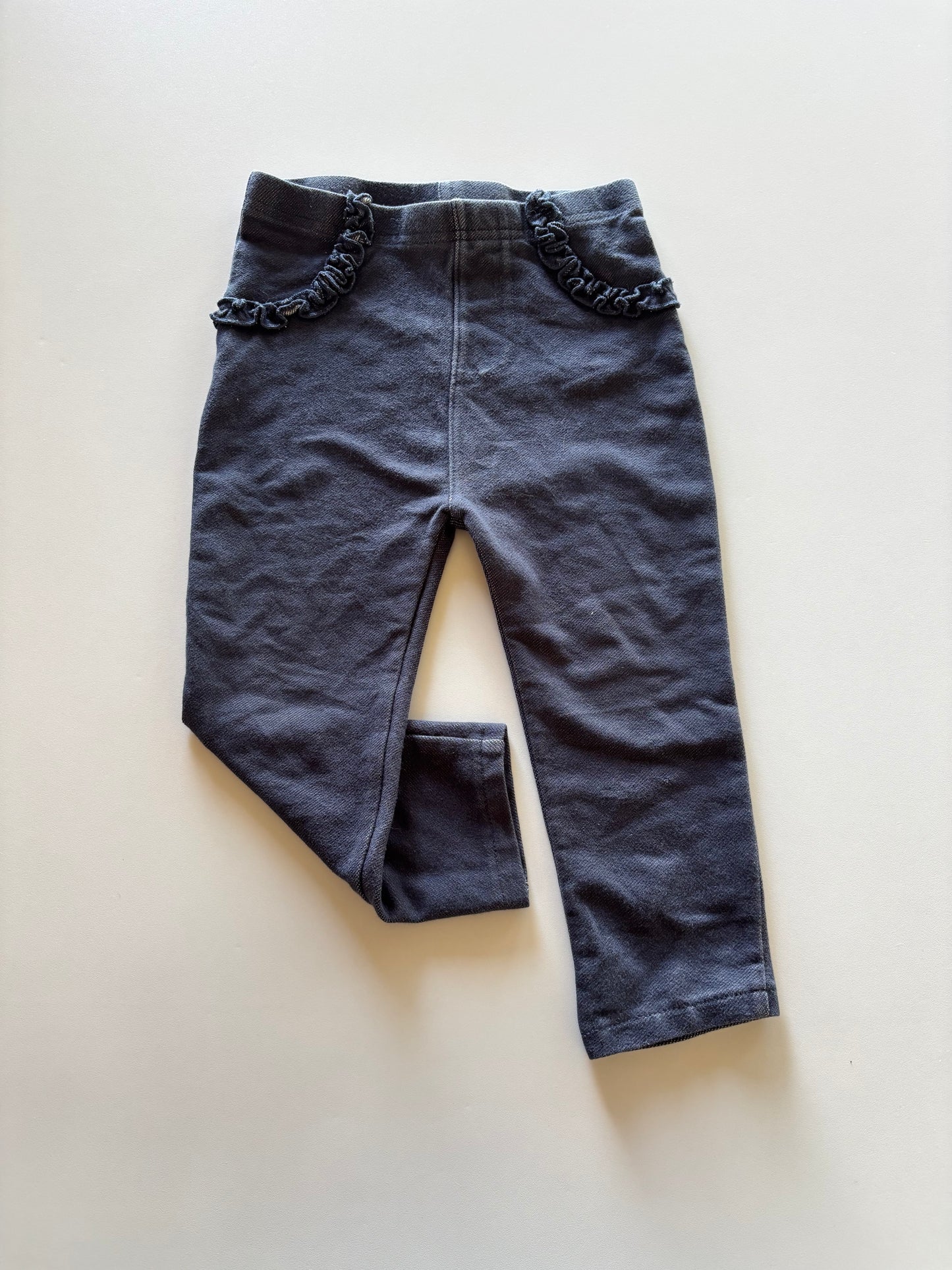 Ruffle Pocket Jeggings