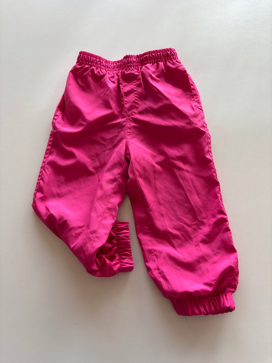 Pink Lined Rain Pants