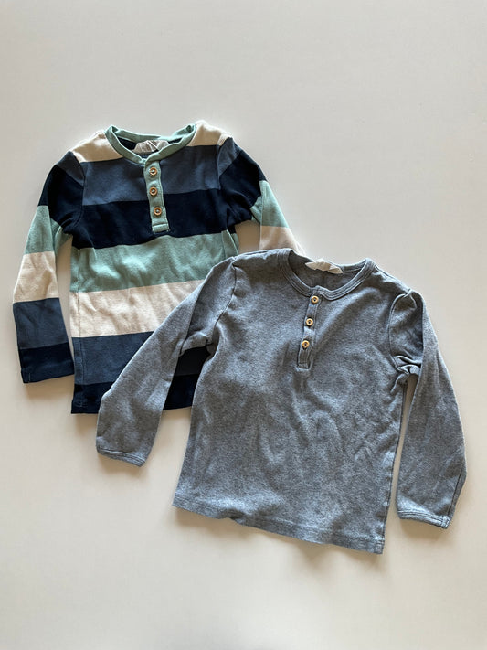 2 Henley Tops