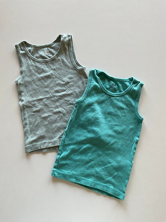 2 Basic Green Tanks