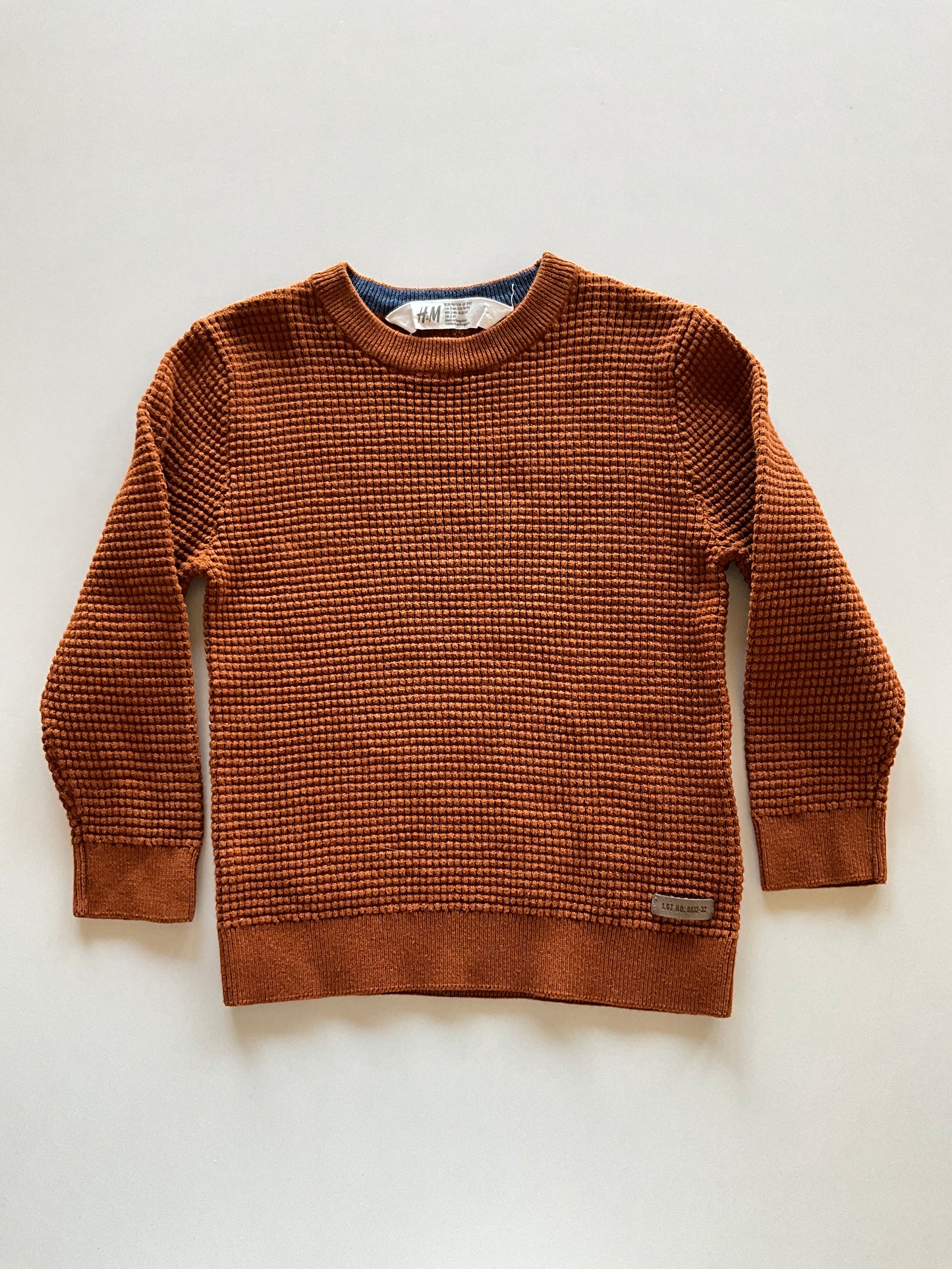 Burnt Orange Knit Sweater
