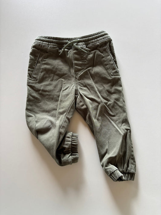 Green Khaki Joggers