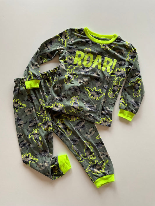2pc Dino Camo Pajamas