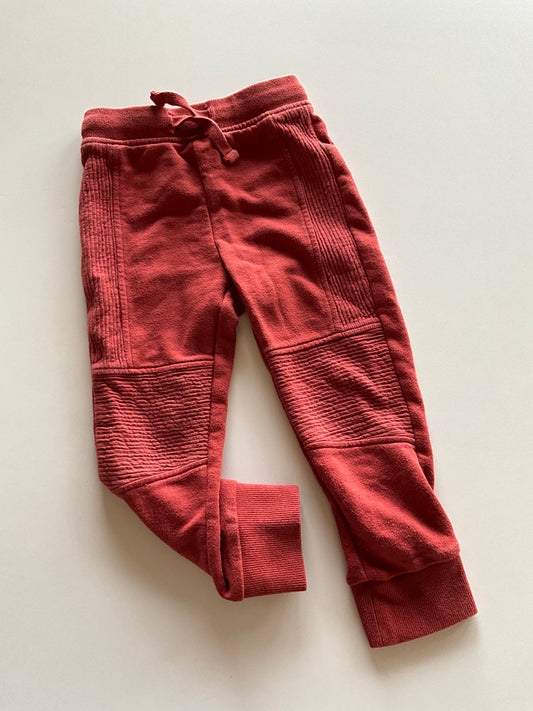 Burnt Red Moto Joggers