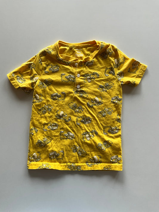 Yellow Construction Tee