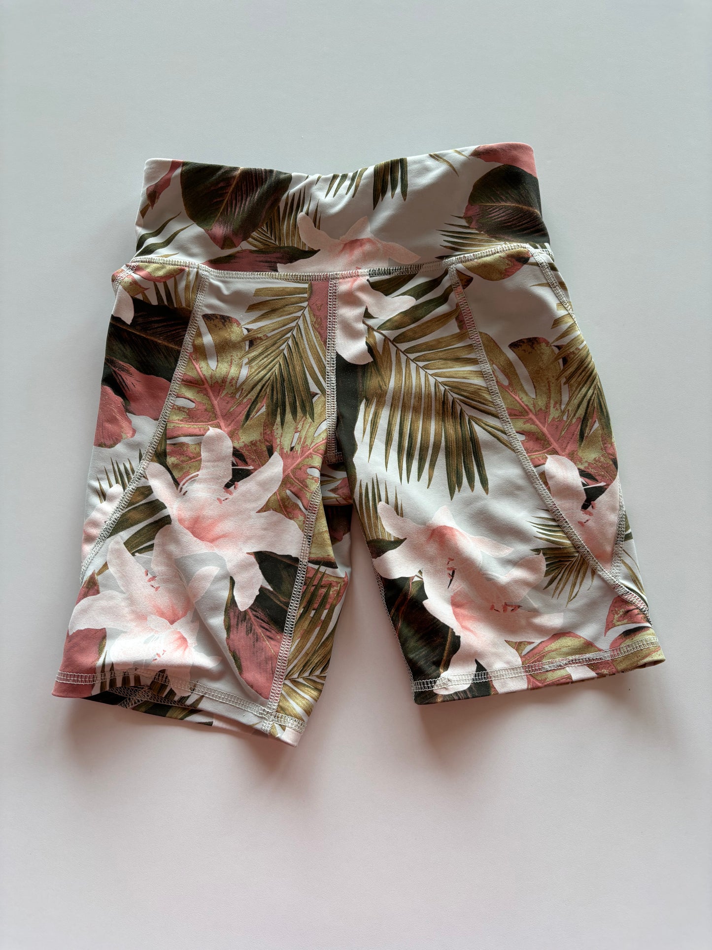 Trocial Floral Athletic Bike Shorts