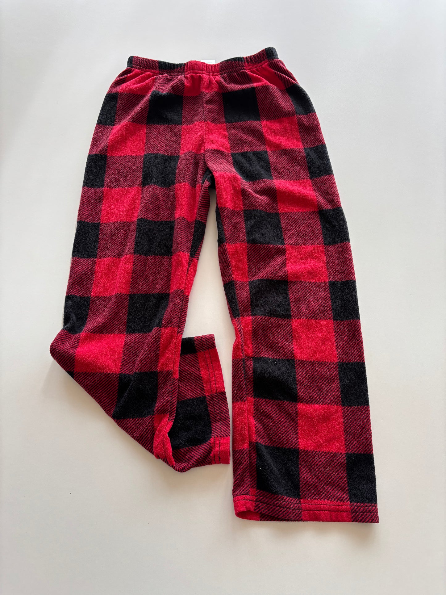 Fleece Buffalo Plaid Pajama Pants