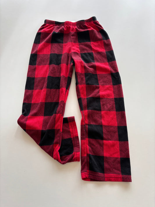 Fleece Buffalo Plaid Pajama Pants