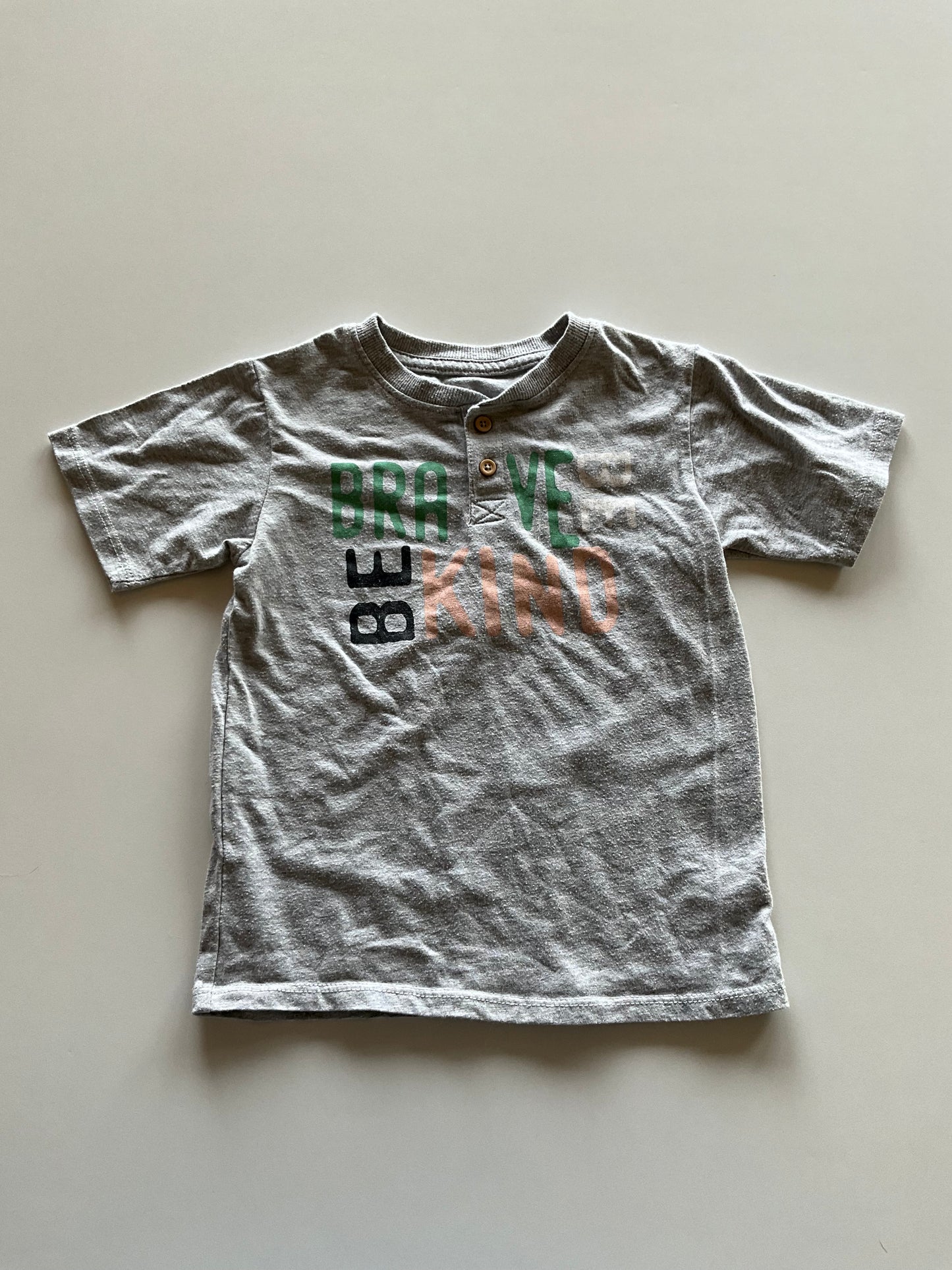 Grey Be Brave Henley