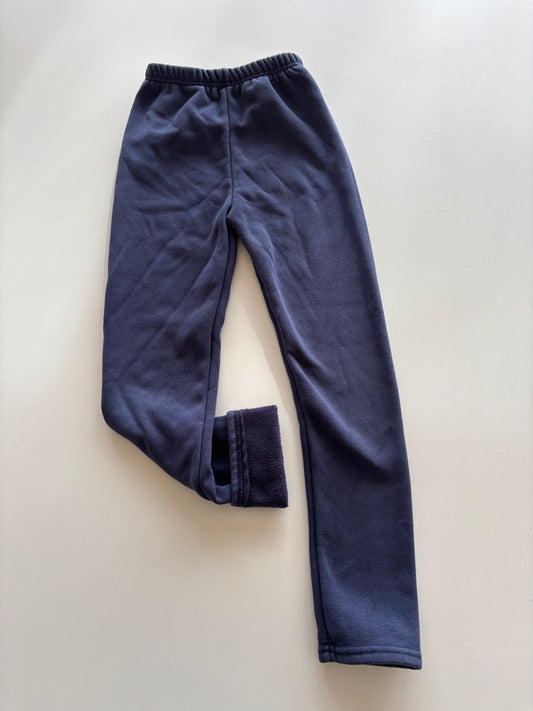 Navy Fleece Lined Leggings