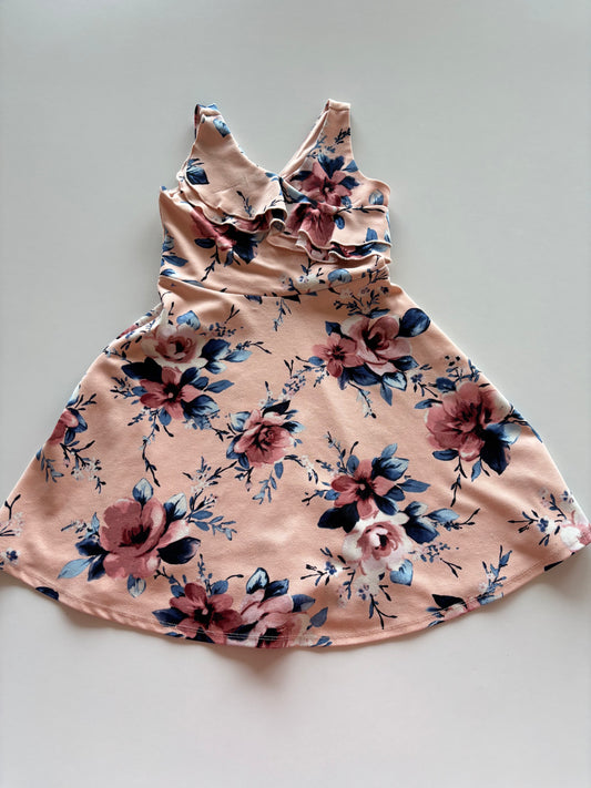 Blush Floral Party Dress