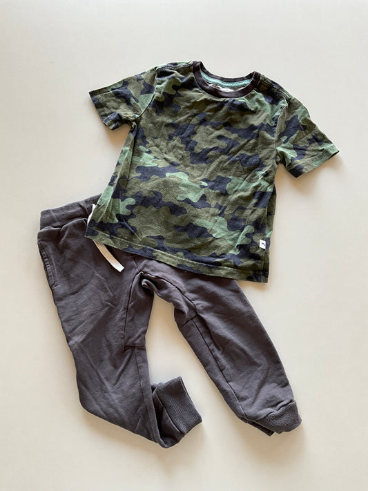2pc Camo & Grey Set