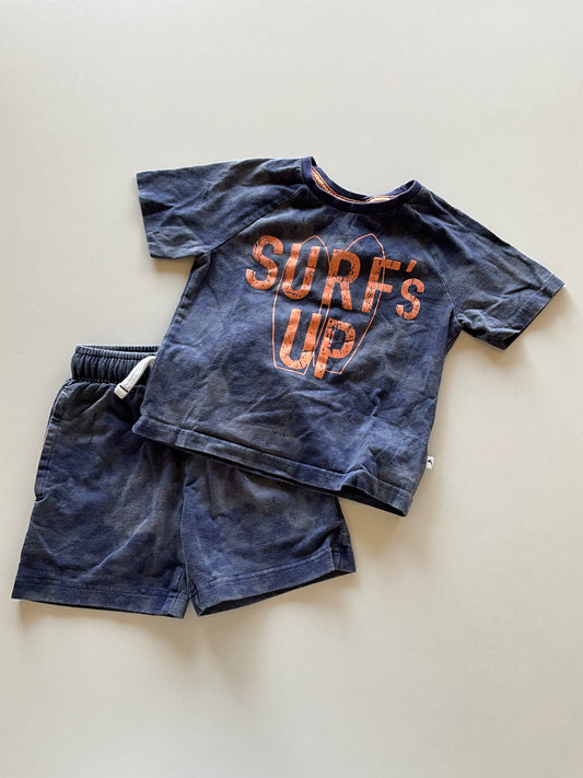 2pc Tie Dye Surf's Up Set