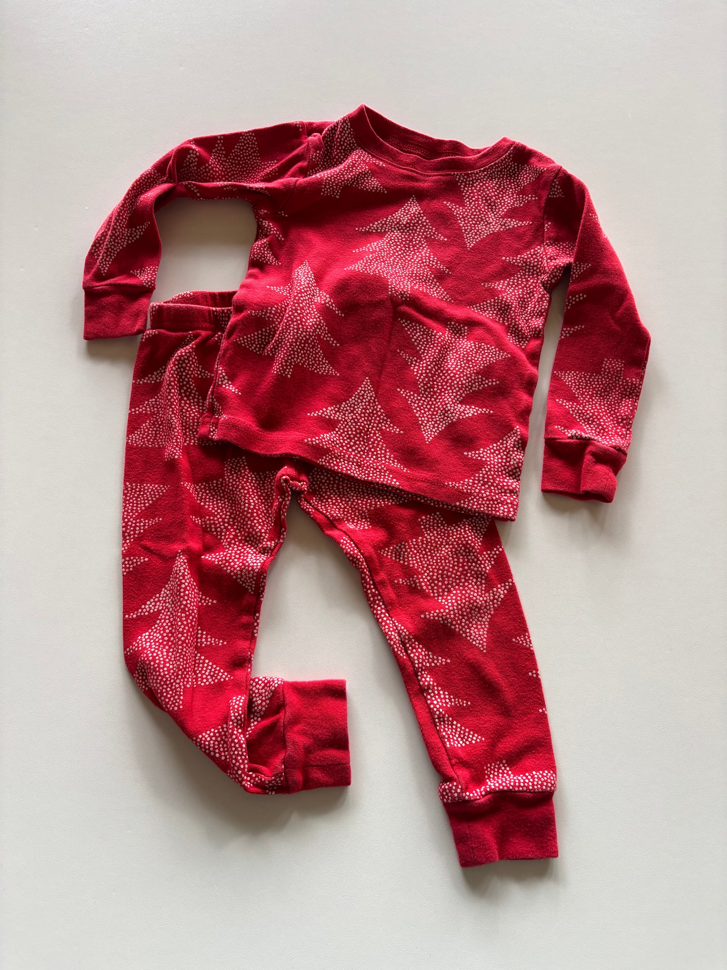 2pc Red Christmas Tree Pajamas