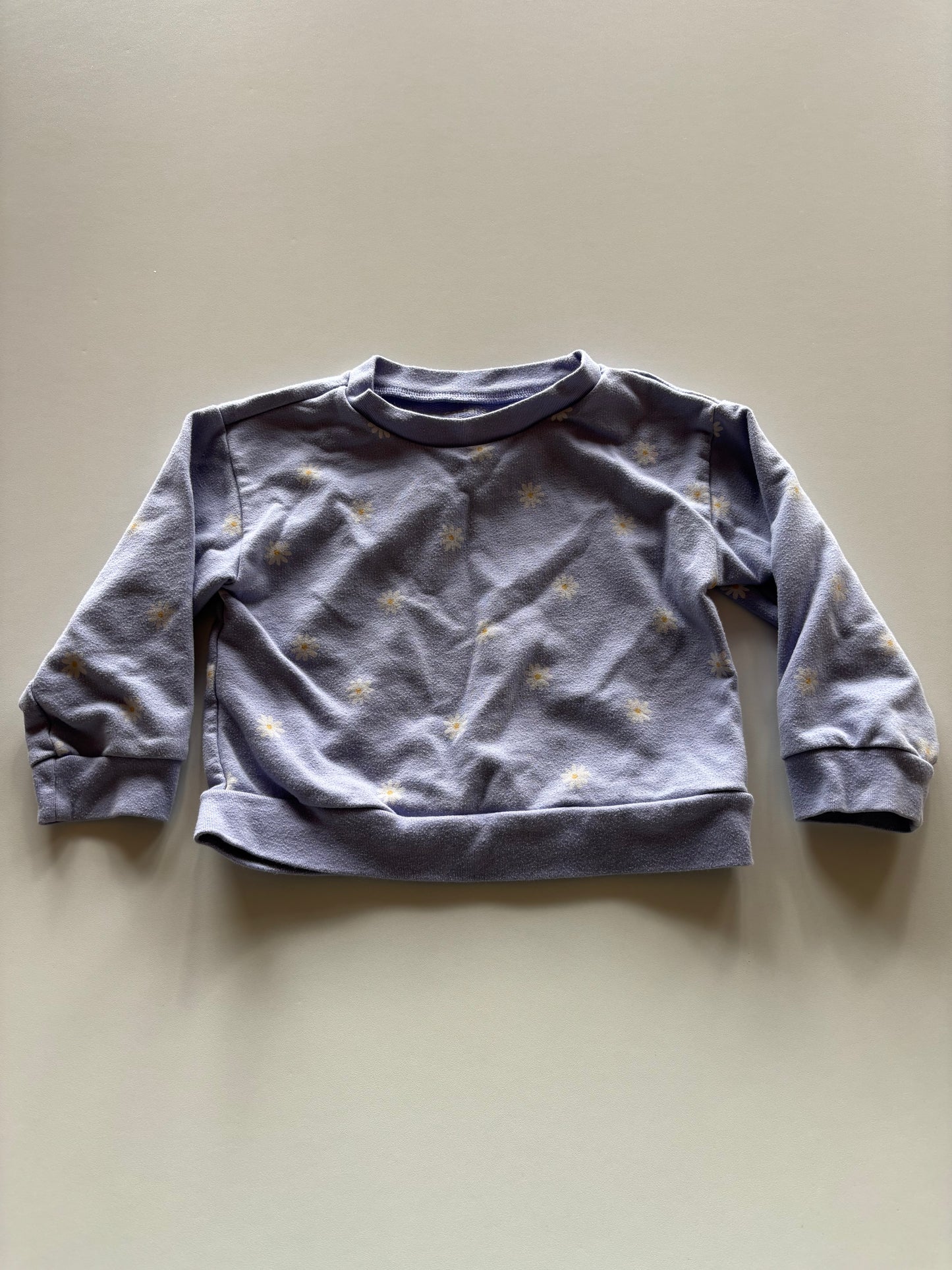 Purple Daisy Crewneck