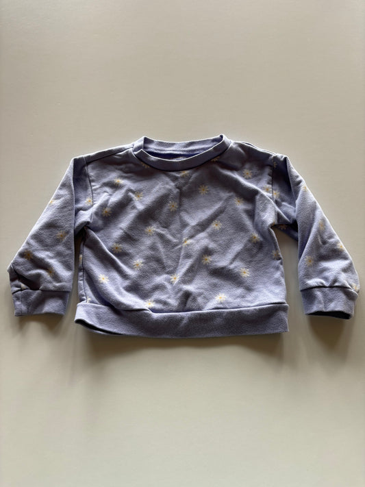 Purple Daisy Crewneck