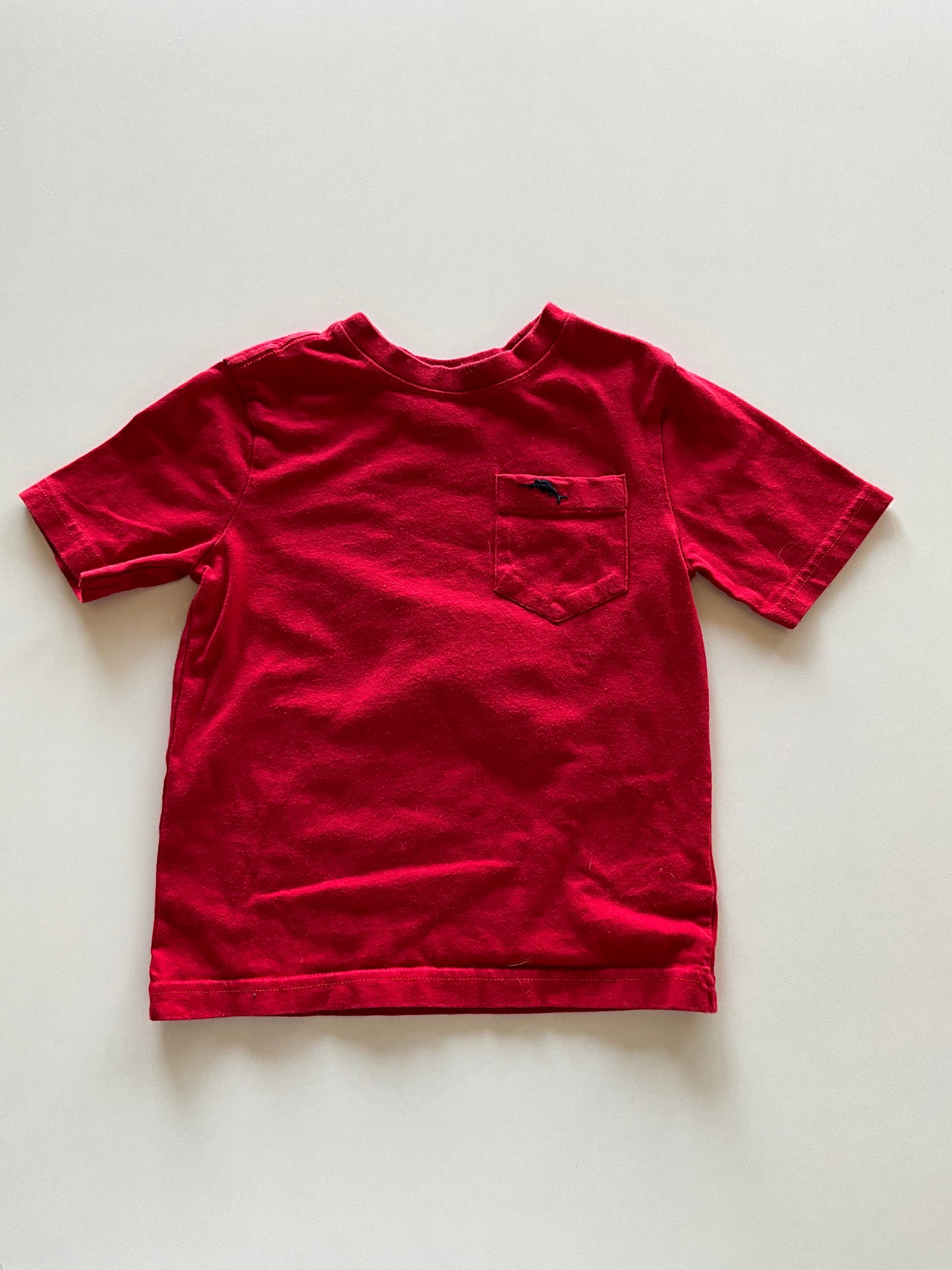 Red Pocket Tee