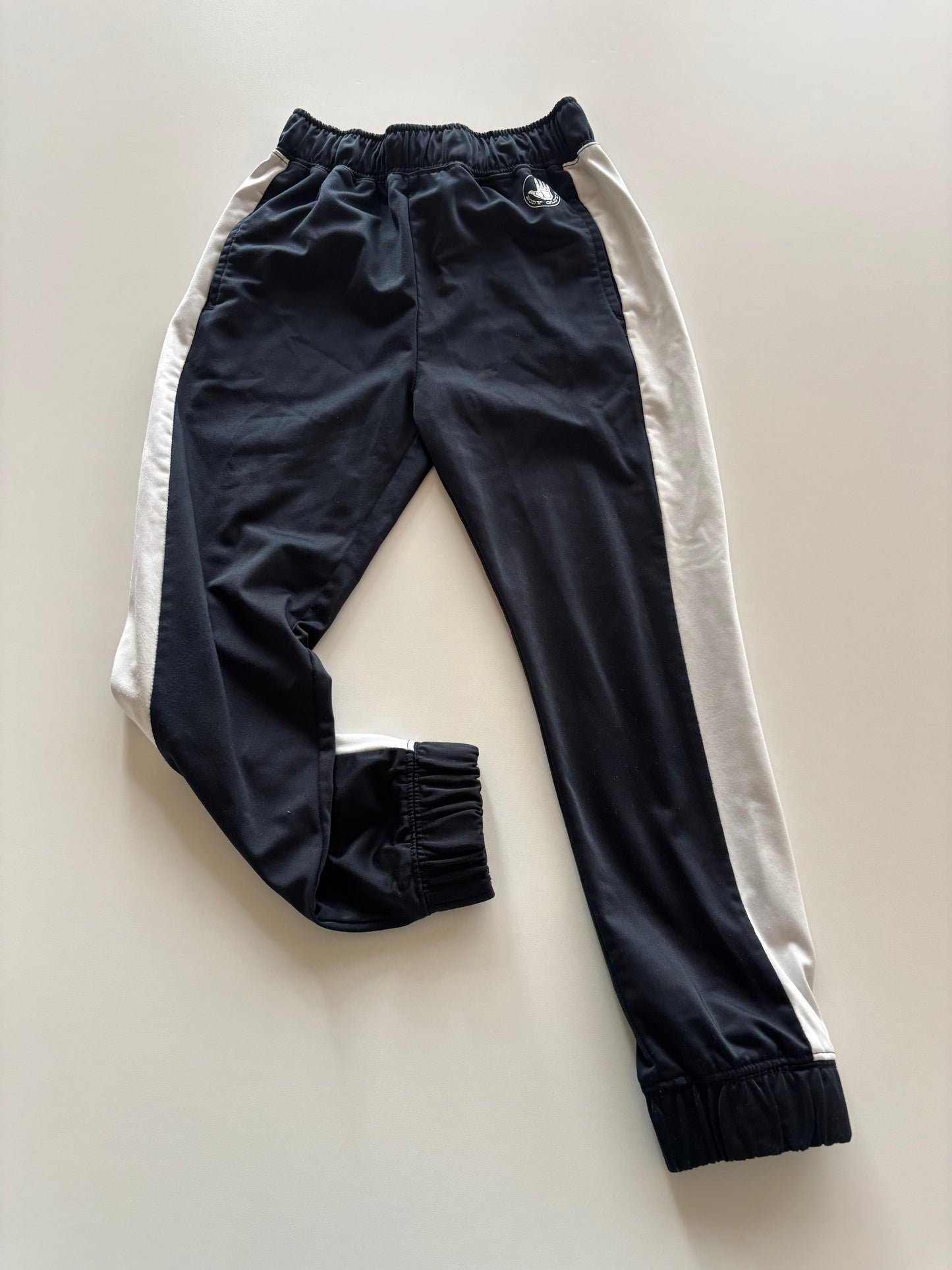 Black & White Athletic Joggers