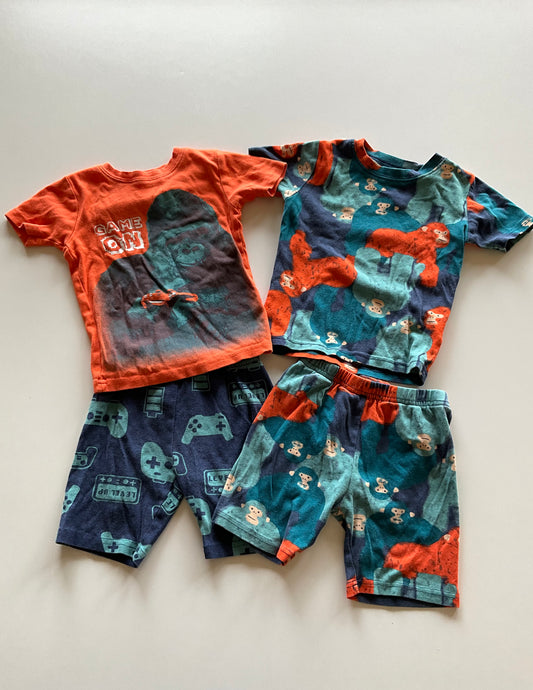 2 Pairs Gorilla Gamer Pajamas