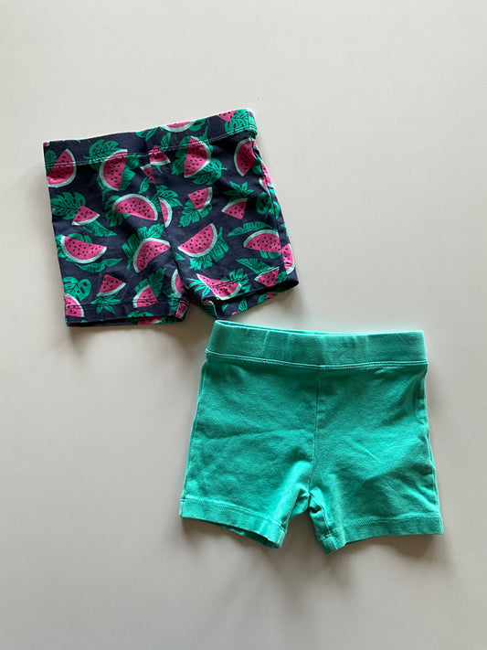 2 Pairs Bike Shorts