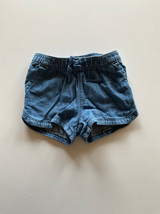 Chambray Shorts