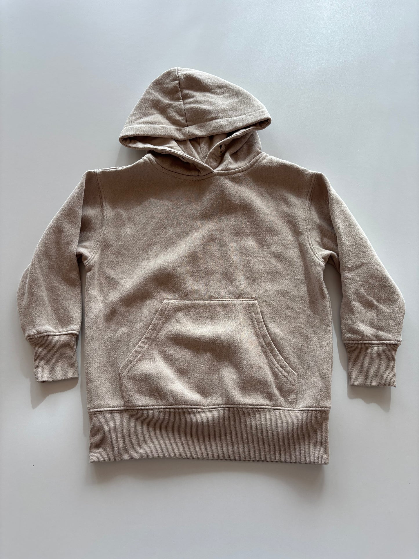 Oversized Beige Hoodie