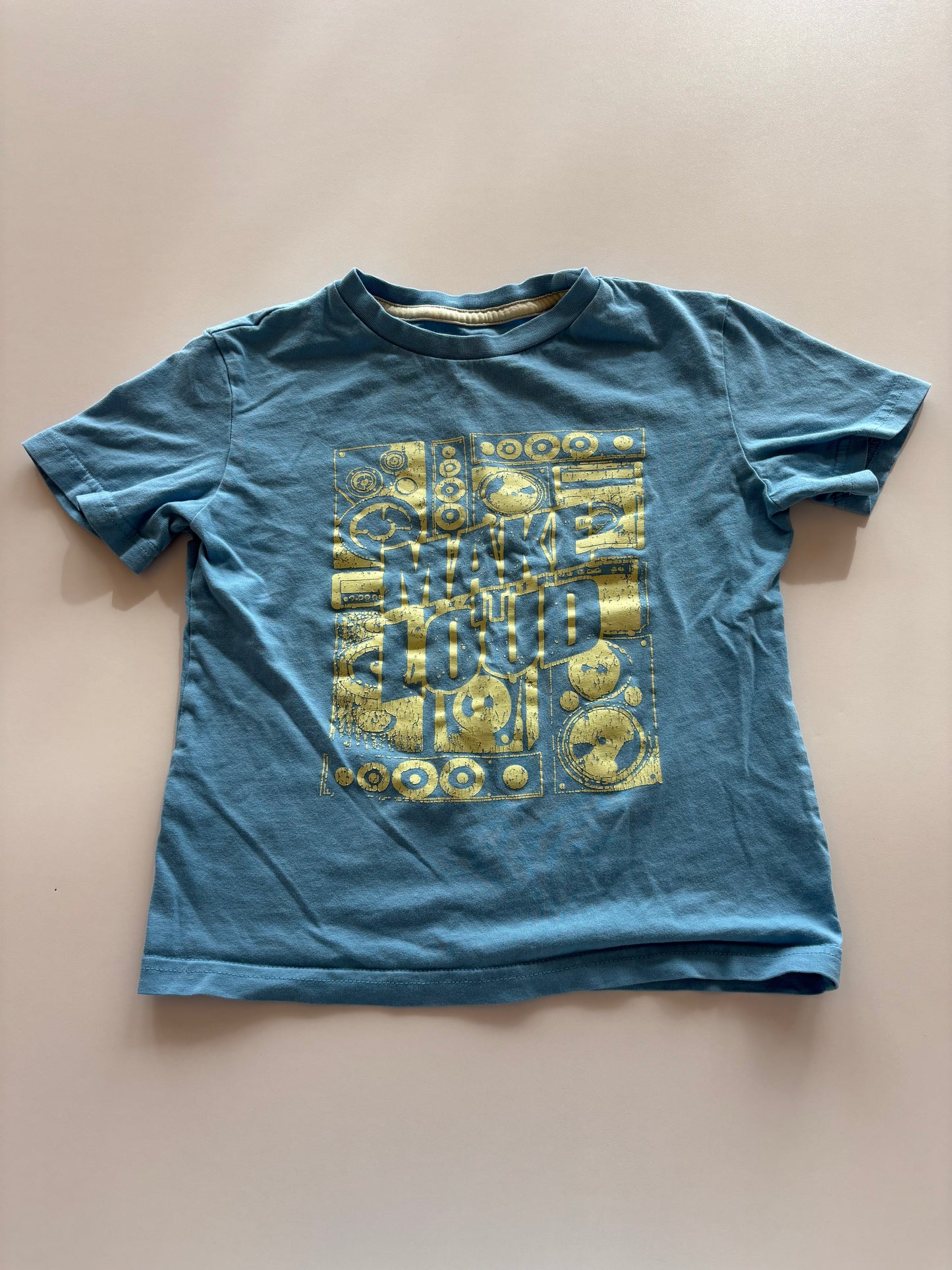 Blue Make It Loud Tee