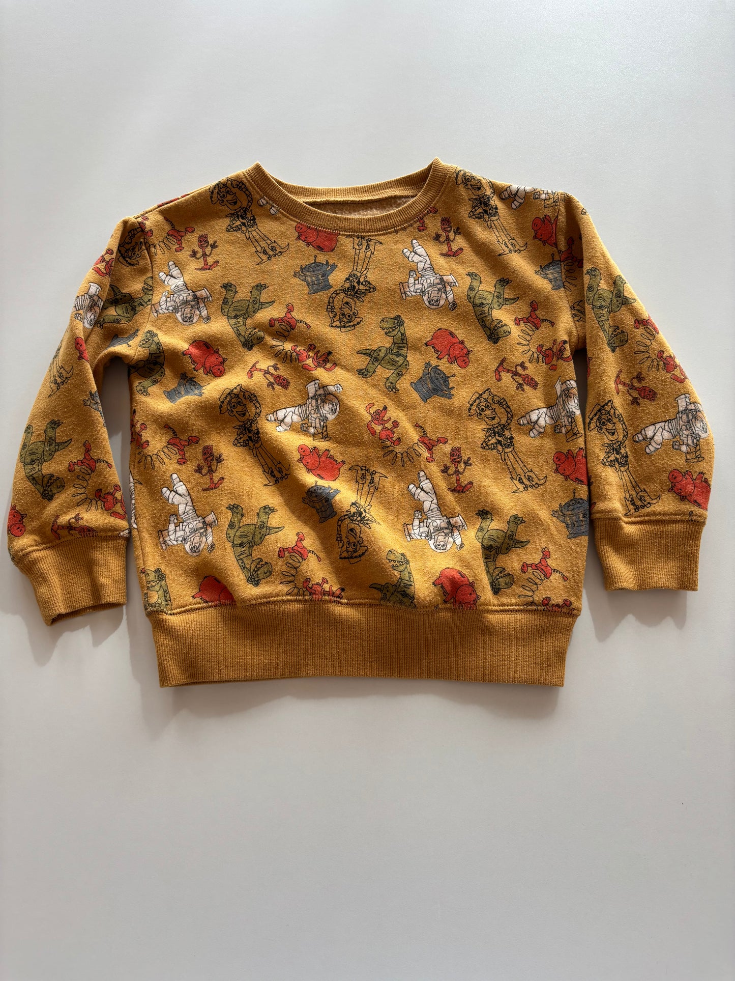 Mustard Toy Story Crewneck Sweater