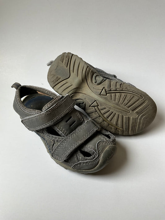 Grey Closed Toe Sandals