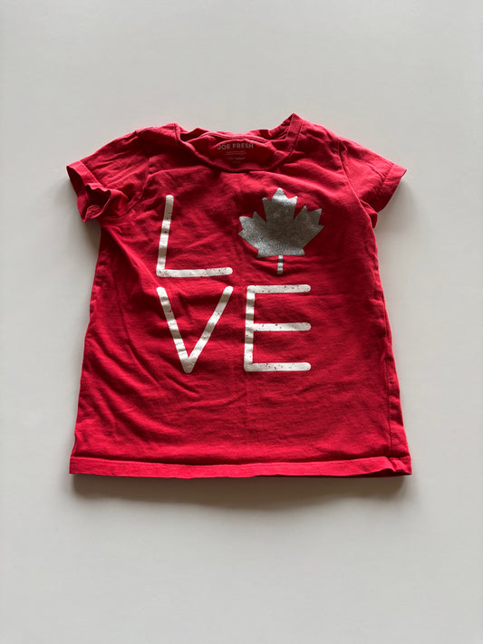 Red Love Maple Leaf Tee