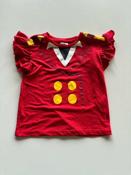 Red Disney Uniform Tee