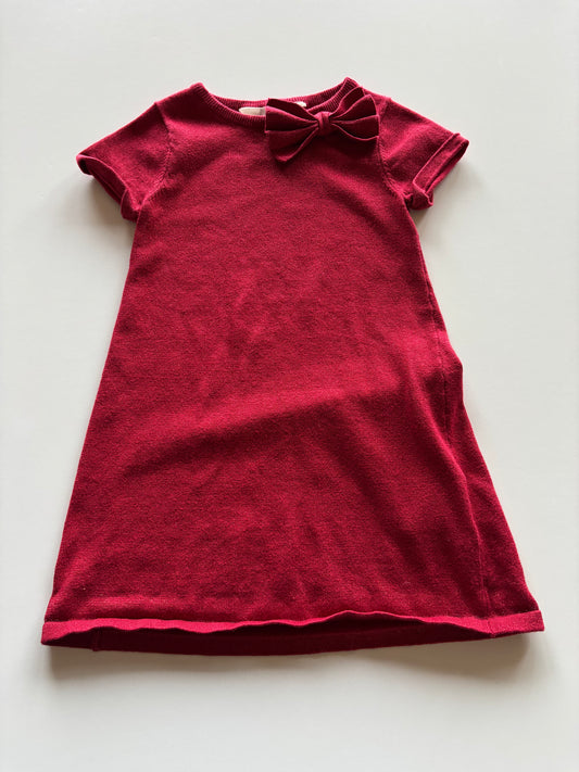 Red Sparkly Sweater Dress