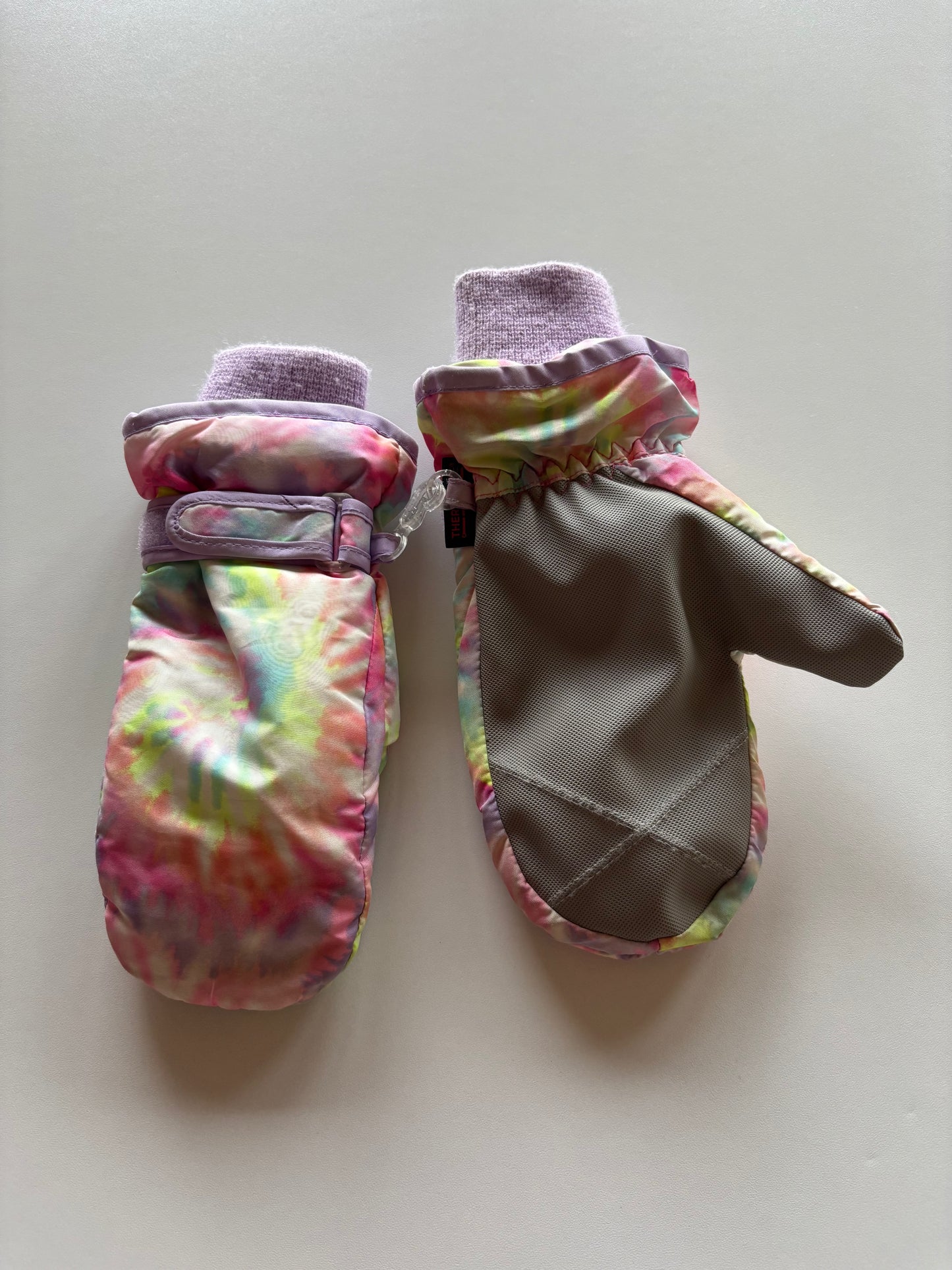 Tie Dye Winter Mittens
