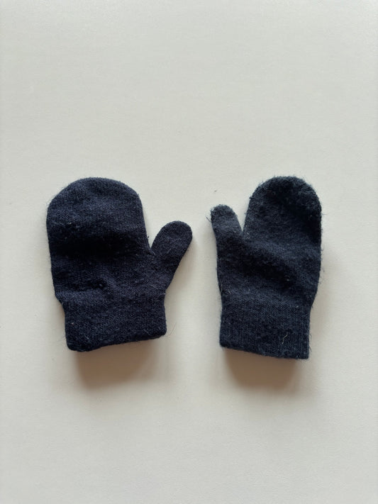 Navy Infant Size Mini Mittens