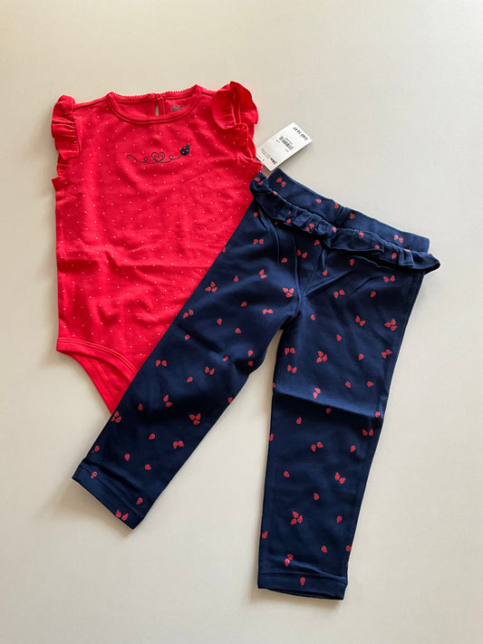 BNWT 2pc Lady Bug Set