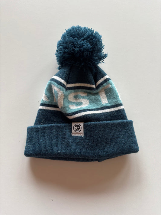 Blue Headster Pom Toque