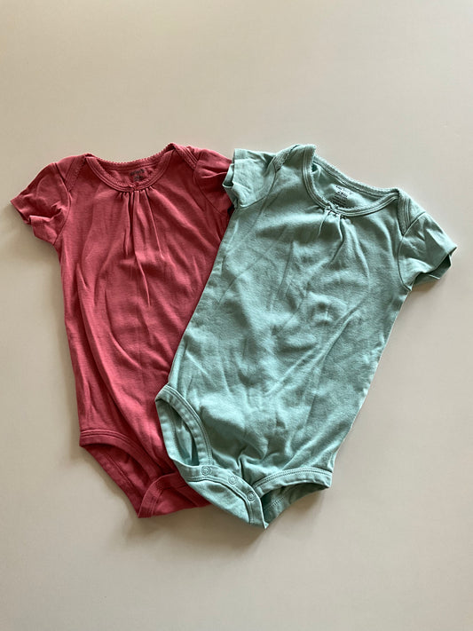 2 Pleated Onesies