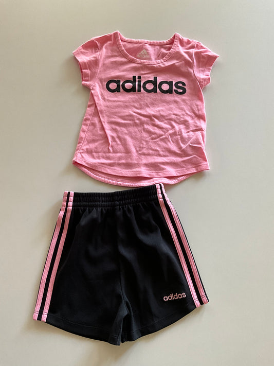 2pc Pink Adidas Set