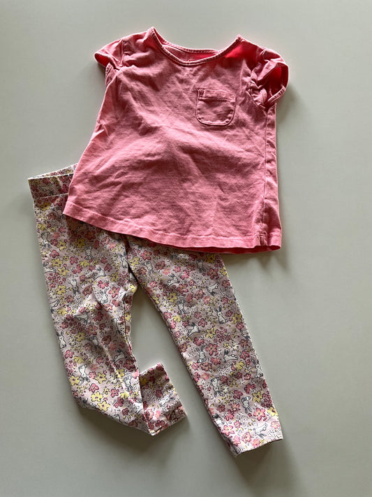 2pc Pink Bunny Set