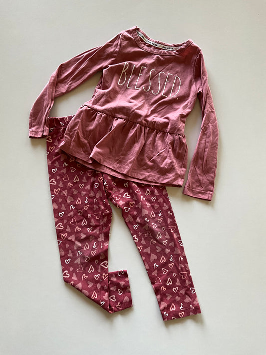 2pc Pink Blessed Outfit
