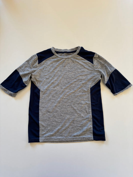 Grey & Navy Athletic Shirt