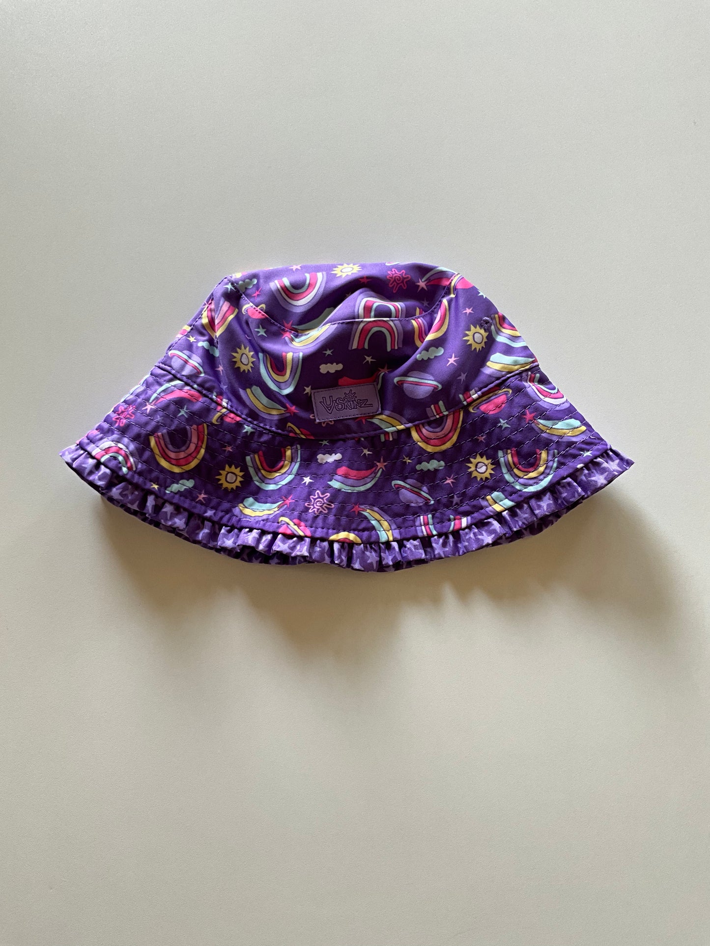 Purple & Rainbows Reversible Bucket Hat